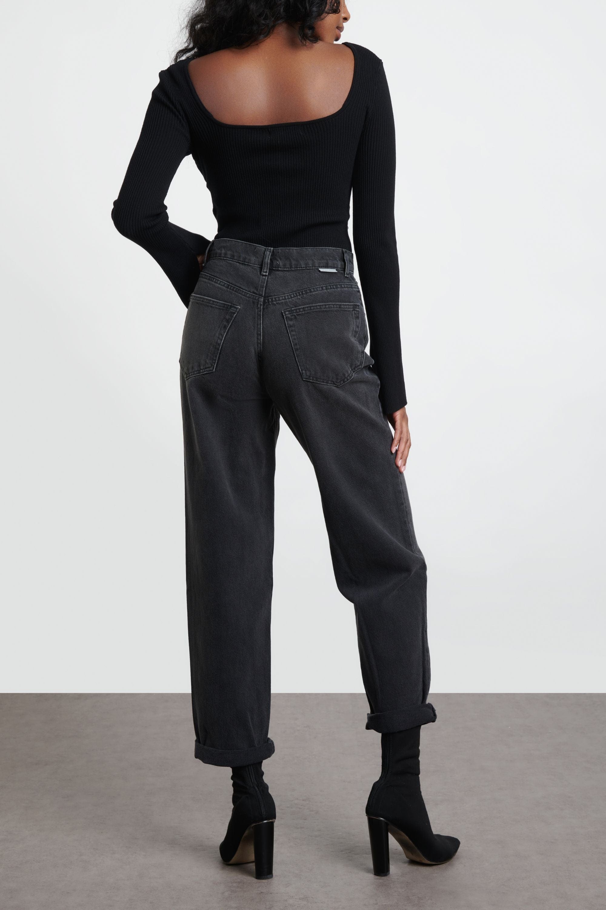 Toby | Space Odyssey - High Rise Relaxed Fit Jeans - Boyish