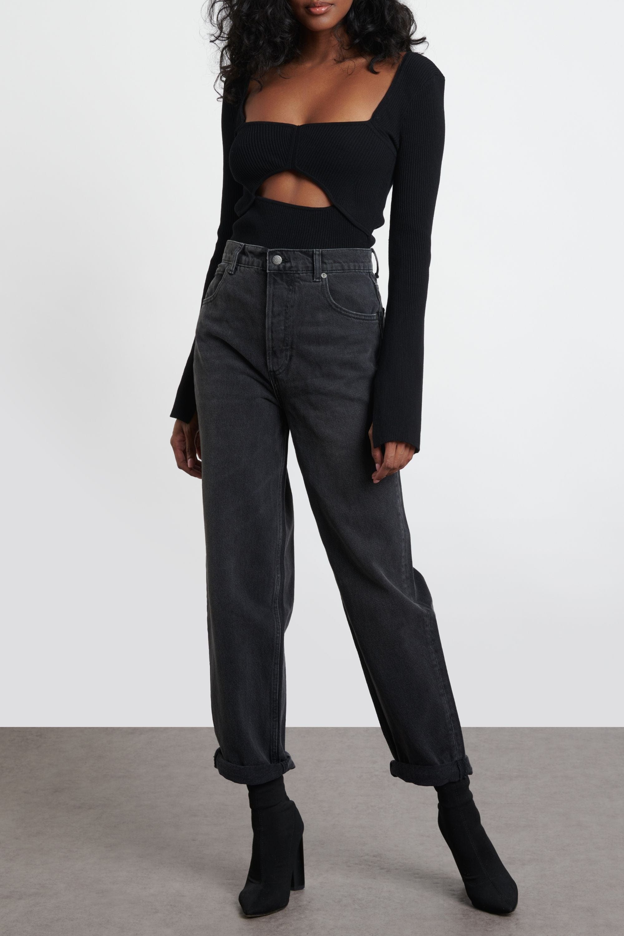 Toby | Space Odyssey - High Rise Relaxed Fit Jeans - Boyish